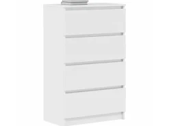 New vidaXL Sideboard Hochglanz-Weiß 60x35x98,5 cm Holzwerkstoff 800537 Hochglanz Weiß