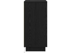 vidaXL Sideboard mit LED Schwarz Eichen-Optik 71 x 34,5 x 75 cm 869651