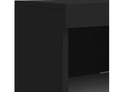 Outlet vidaXL Sideboard mit LED-Leuchten Schwarz 162x37x100 cm 3209171