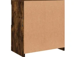 vidaXL Sideboard mit LED-Leuchten Räuchereiche 60x37x67 cm 836655