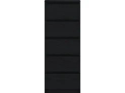 Discount vidaXL Sideboard mit Schubladen Schwarz Eichen-Optik 37,5x35x99 cm 861761 Eiche Schwarz