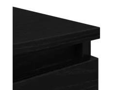 Discount vidaXL Sideboard mit Schubladen Schwarz Eichen-Optik 37,5x35x99 cm 861761 Eiche Schwarz