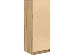 vidaXL Sideboard mit Schubladen Artisan-Eiche 37,5x35x99 cm 861768