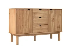 Clearance vidaXL Sideboard OTTA 113,5x43x73 cm Massivholz Kiefer 348591