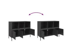 vidaXL Sideboard 100,5x39x79 cm Stahl 843090