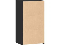 Clearance vidaXL Sideboard Schwarz 50x42,5x93 cm Holzwerkstoff 846293