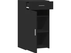 Clearance vidaXL Sideboard Schwarz 50x42,5x93 cm Holzwerkstoff 846293