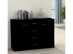 Outlet vidaXL Sideboard 88x30x65 cm Holzwerkstoff 800685 Schwarz