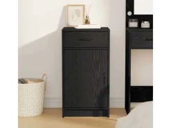 vidaXL Sideboard Schwarze Eiche 40 x 40,5 x 75 cm Holzwerkstoff 865065