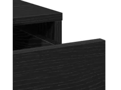 vidaXL Sideboard Schwarze Eiche 40 x 40,5 x 75 cm Holzwerkstoff 865065