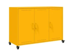 Clearance vidaXL Sideboard Senf 100,5x39x72 cm Stahl 846683 Gelb