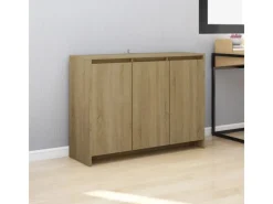 Best vidaXL Sideboard Sonoma-Eiche 102x33x75 cm Holzwerkstoff 809776