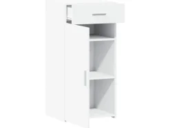 vidaXL Sideboard Weiß 45x42,5x93 cm Holzwerkstoff 846285