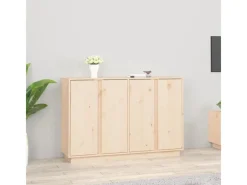 vidaXL Sideboard 120x35x80 cm Massivholz Kiefer 814494