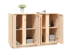 vidaXL Sideboard 120x35x80 cm Massivholz Kiefer 814494