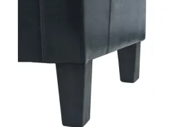 Outlet vidaXL 2-Sitzer-Sofa Kunstleder Schwarz