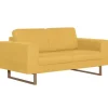 vidaXL 2-Sitzer-Sofa Stoff Gelb Modell 2
