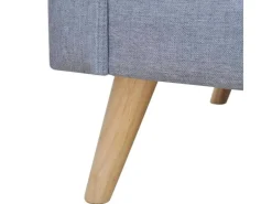 Clearance vidaXL Sofa 2-Sitzer Stoff Hellgrau