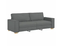 Hot vidaXL Sofa-Set 3-Tlg Leinenmischgewebe 3324610 Dunkelgrau