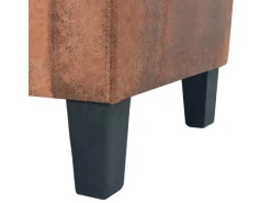 New vidaXL Sofa-Set 2-Tlg Kunstleder in Wildleder-Optik Braun