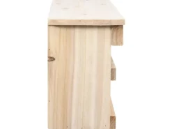 vidaXL Spatzenhaus 5-fach 68x15x21 cm Tannenholz