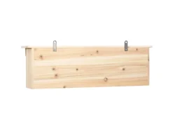 vidaXL Spatzenhaus 5-fach 68x15x21 cm Tannenholz