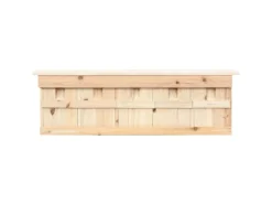 vidaXL Spatzenhaus 5-fach 68x15x21 cm Tannenholz