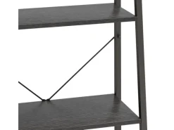 Best vidaXL Standregal mit 3 Böden Schwarz 56x35x108 cm