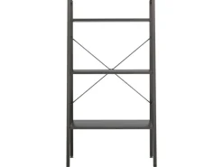 Best vidaXL Standregal mit 3 Böden Schwarz 56x35x108 cm