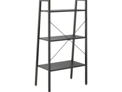 Best vidaXL Standregal mit 3 Böden Schwarz 56x35x108 cm