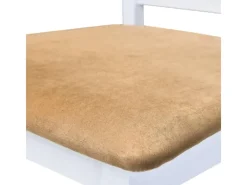 vidaXL Stehtisch und 4 Barhocker Holz Weiß