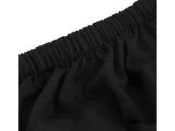 Discount vidaXL Stretch Sofahusse 3-Sitzer Schwarz Polyester-Jersey