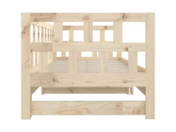 vidaXL Tagesbett Ausziehbar Massivholz Kiefer 2x(90x200) cm1279738