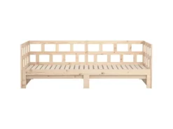 vidaXL Tagesbett Ausziehbar Massivholz Kiefer 2x(90x200) cm1279738