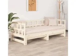 vidaXL Tagesbett Ausziehbar Massivholz Kiefer 2x(90x200) cm1279738