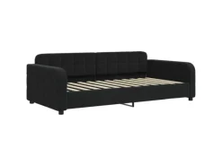 Sale vidaXL Tagesbett Schwarz 90x200 cm Samt1846413