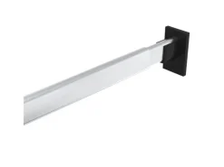 vidaXL Teleskop-Kleiderstangen 2 Stk Silbern 58-100 cm 344373