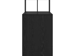 vidaXL Tisch Schwarz Eichen-Optik 108 x 55 x 103,5 cm Holzwerkstoff 869459