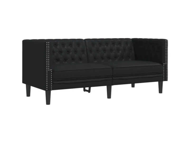 vidaXL 3-Tlg Chesterfield-Sofa-Set Kunstleder 3209267