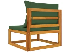 Online vidaXL 2-tlg. Garten-Sofa-Set mit Kissen Massivholz Akazie