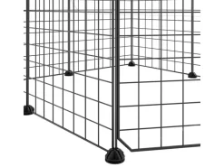 Best vidaXL 8-Tlg Haustierkäfig mit Tür Schwarz 35x35 cm Stahl Modell 4