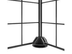 Best vidaXL 8-Tlg Haustierkäfig mit Tür Schwarz 35x35 cm Stahl Modell 4