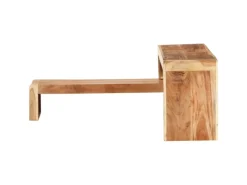 Hot vidaXL 2-tlg. TV-Schrank Massivholz Akazie