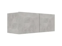 vidaXL 7-tlg. TV-Schrank-Set Betongrau Holzwerkstoff Modell 12