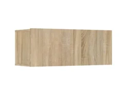 Best vidaXL 8-tlg. TV-Schrank-Set Sonoma-Eiche Holzwerkstoff Modell 22