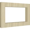 Discount vidaXL 8-tlg. TV-Schrank-Set Sonoma-Eiche Holzwerkstoff Modell 11