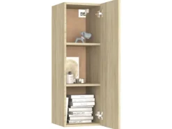 Discount vidaXL 8-tlg. TV-Schrank-Set Sonoma-Eiche Holzwerkstoff Modell 11