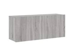 vidaXL 5-Tlg Wohnwand Grau Sonoma Holzwerkstoff 3216494