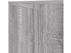 vidaXL 5-Tlg Wohnwand Grau Sonoma Holzwerkstoff 3216516