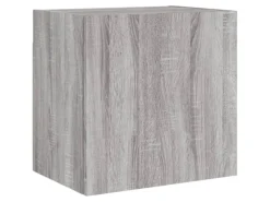vidaXL 5-Tlg Wohnwand Grau Sonoma Holzwerkstoff 3216462